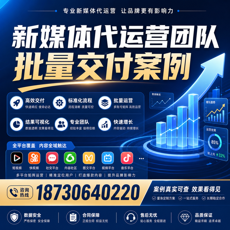 玉树代运营公司多客户账号批量高效交付案例